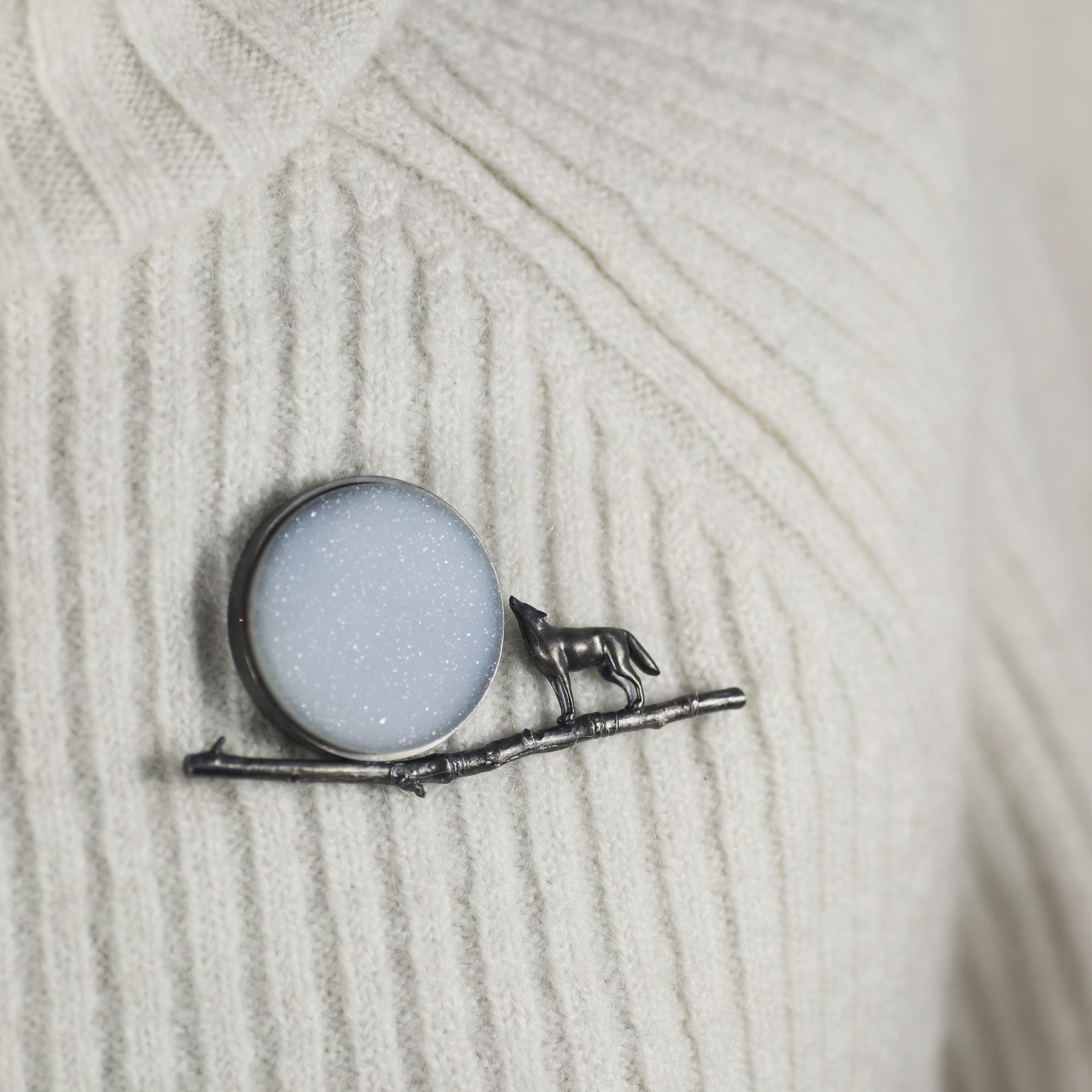 Full Moon Brooch
