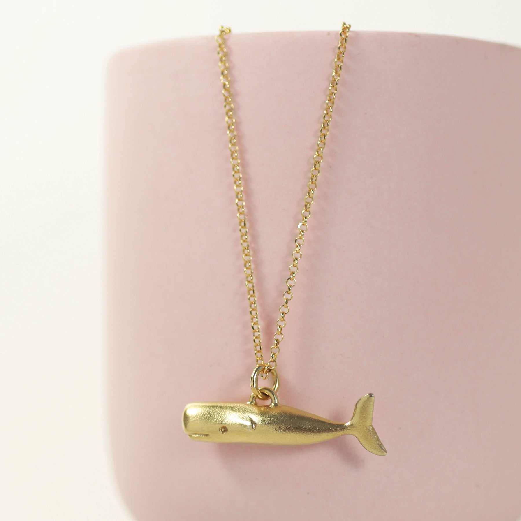 Golden Whale Necklace