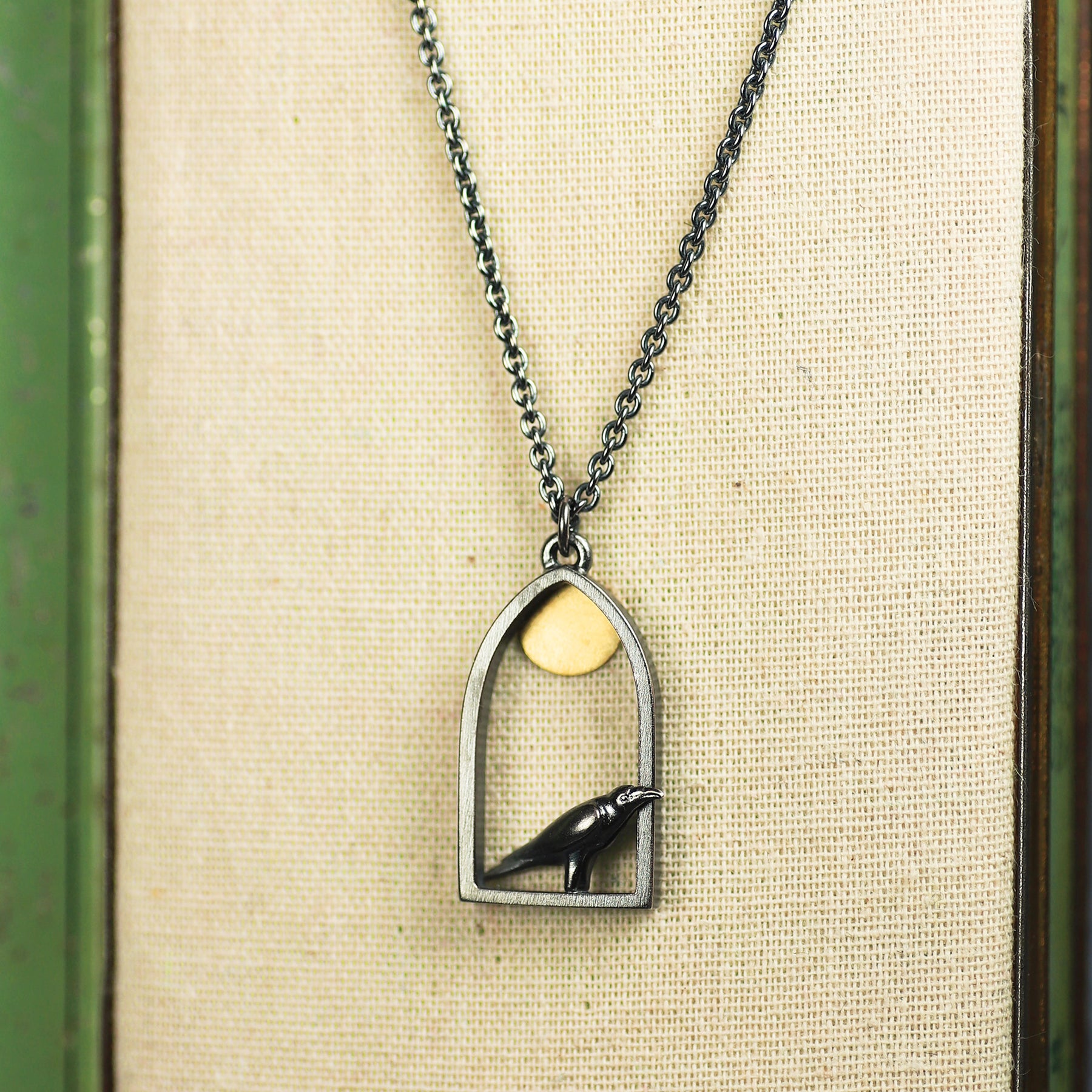 Raven Moon Archway Necklace