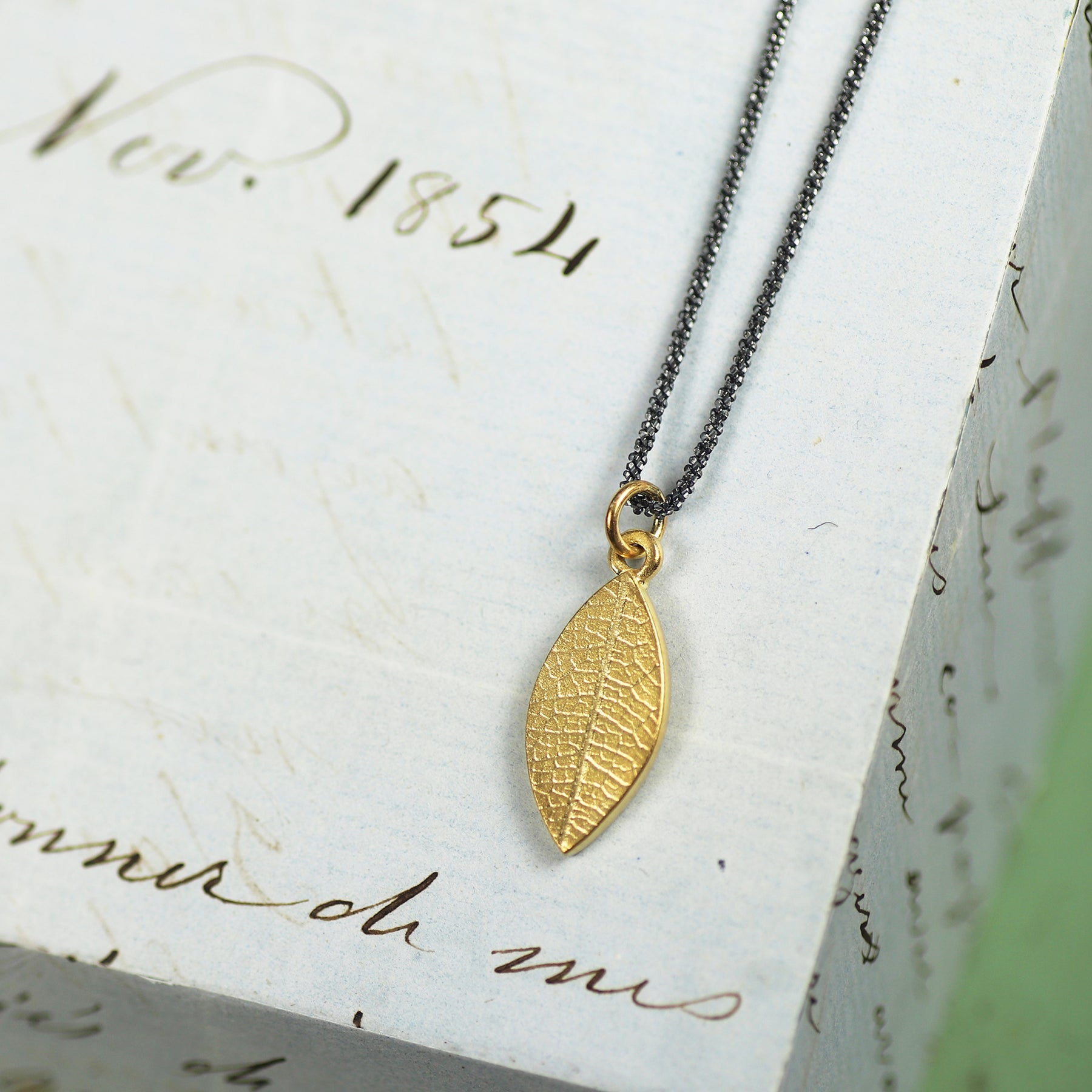 Golden Leaf Necklace
