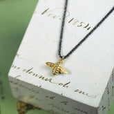 Golden Drone Bee necklace