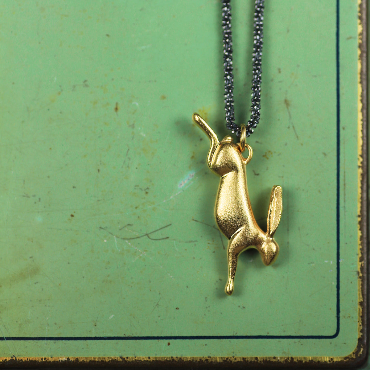 Golden Hare necklace