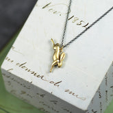 Golden Leveret necklace