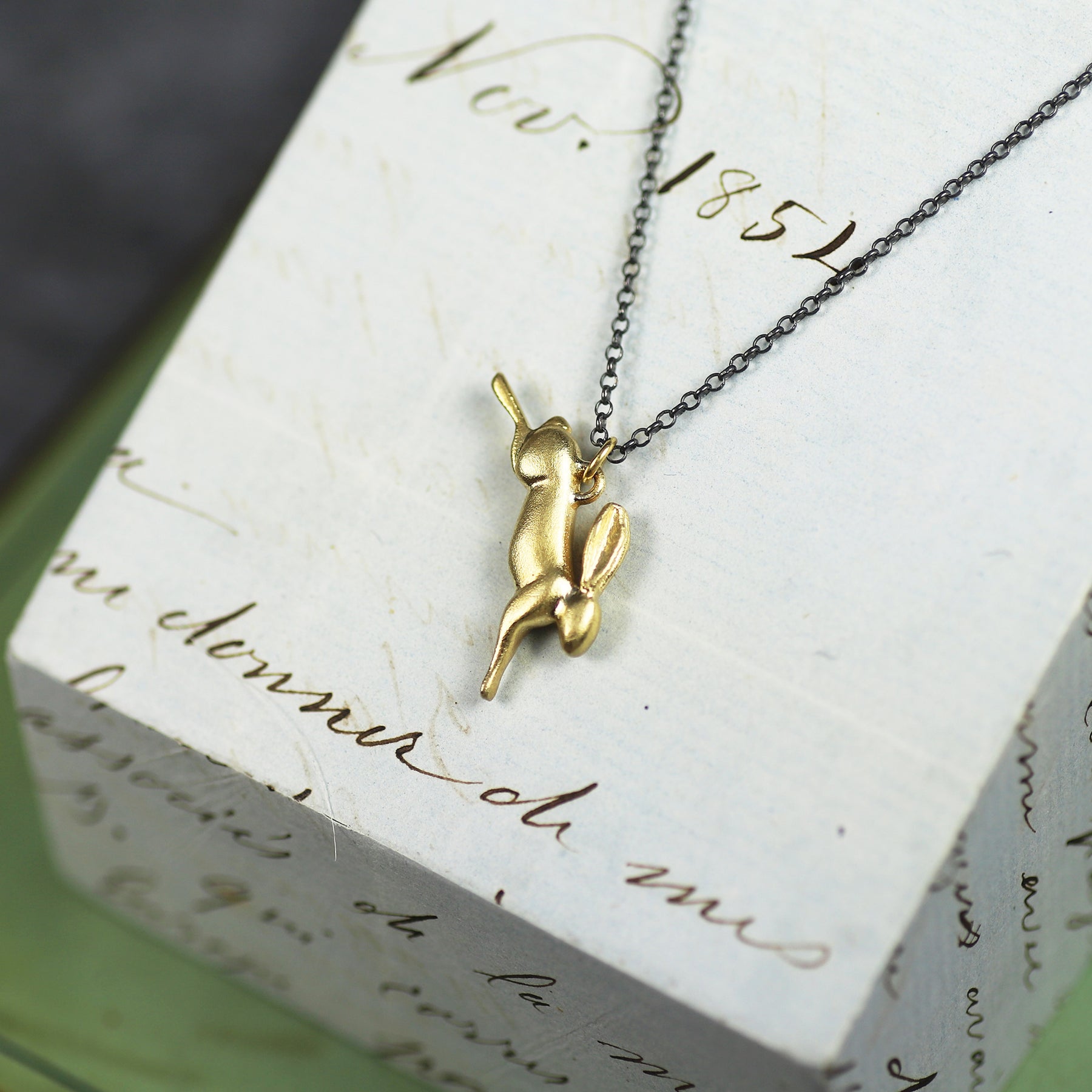 Golden Leveret necklace