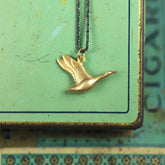 Fledgling Golden Goose Necklace