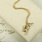 Golden Leveret necklace