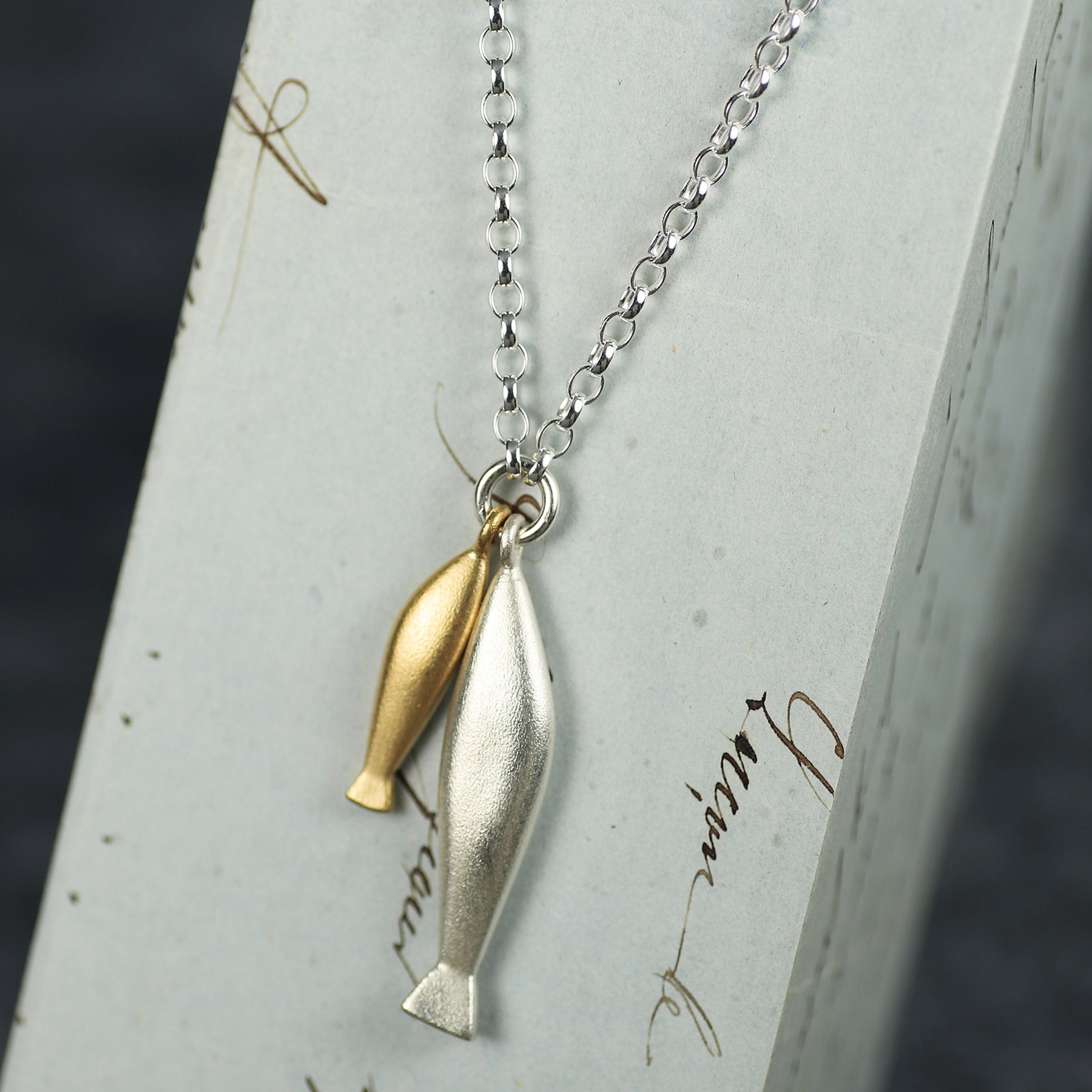 Twa Fish Necklace