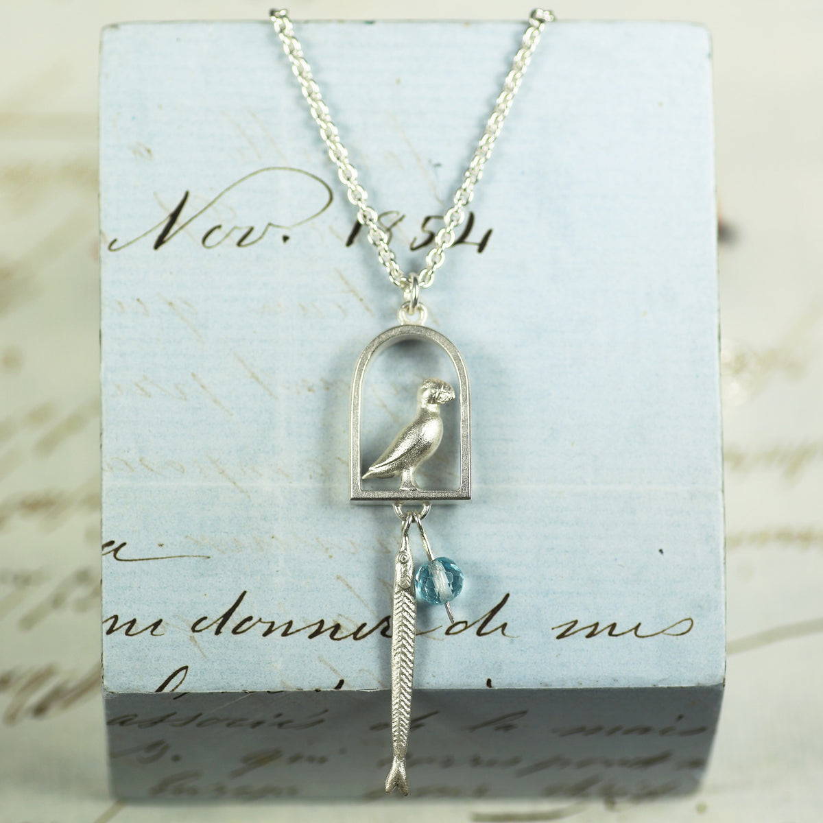 Puffin Catch Archway Necklace