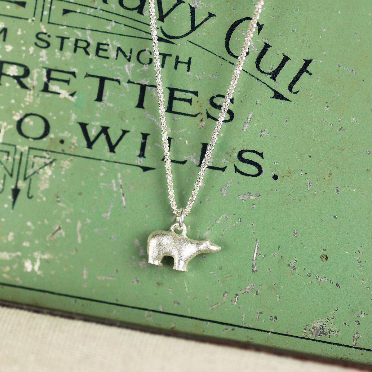 Tiny Bear Necklace