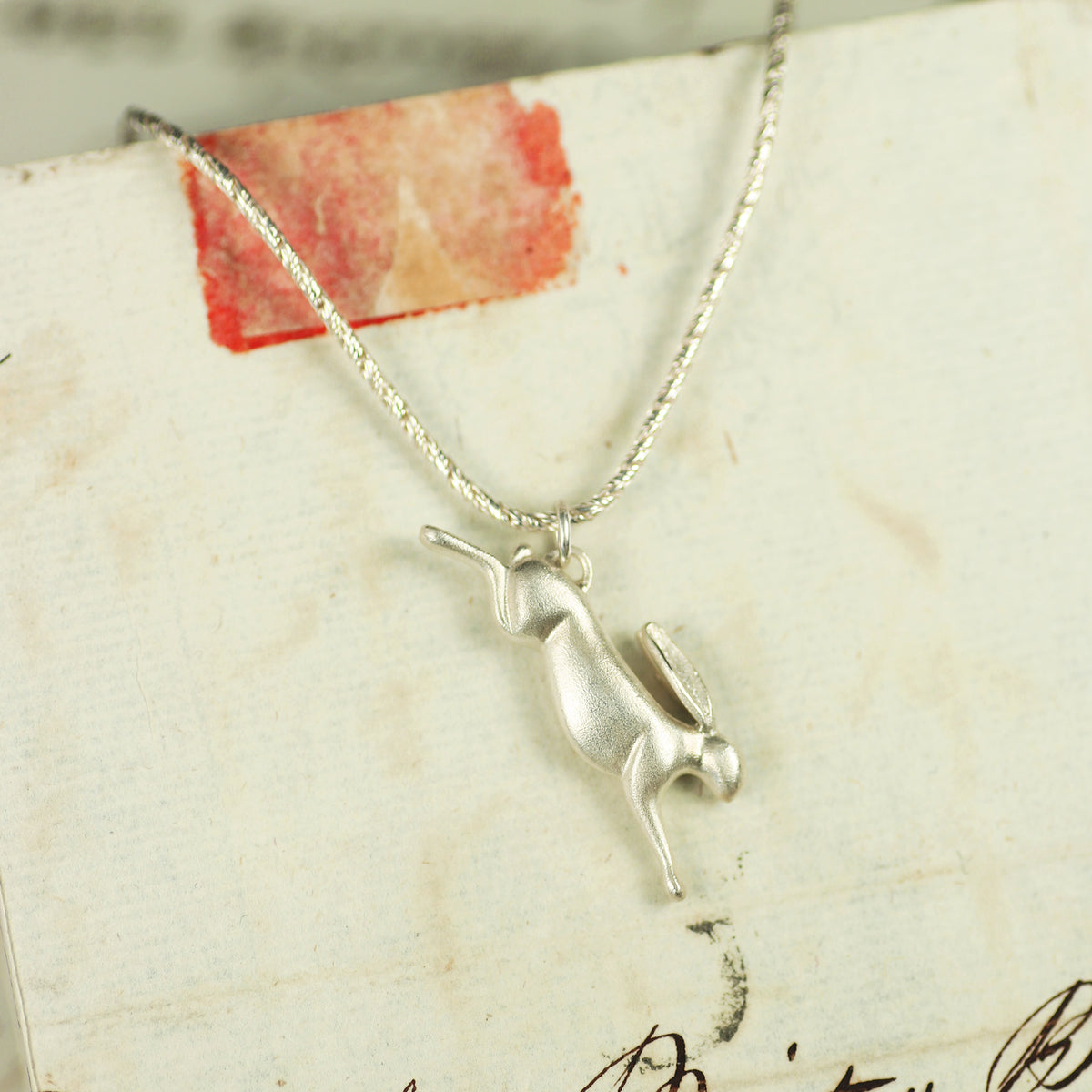 Arctic Hare Necklace