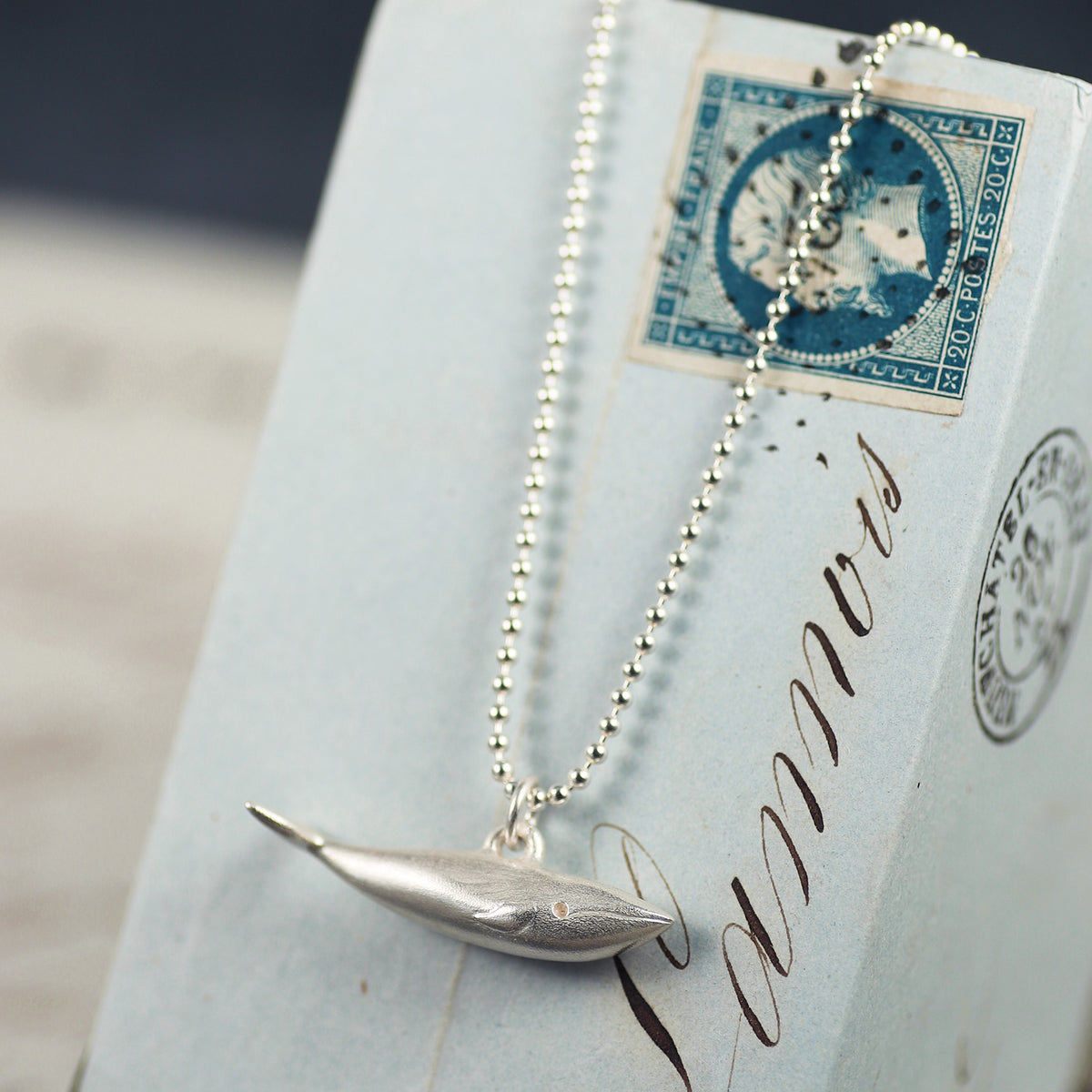 Blue Whale Necklace