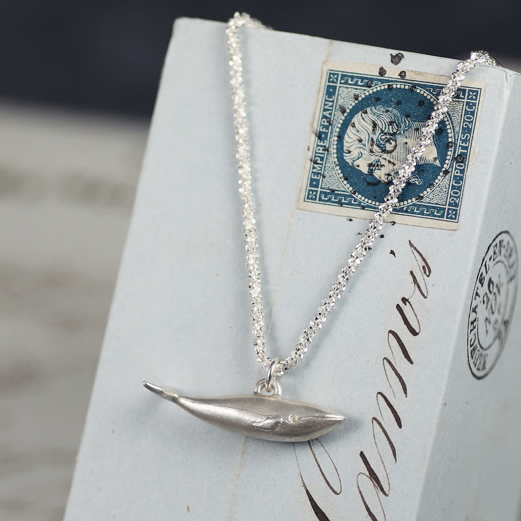 Blue Whale Necklace