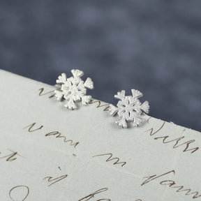 Mini Snowflake Studs