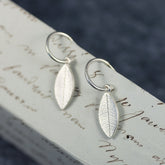 Leaf Hoop Earrings