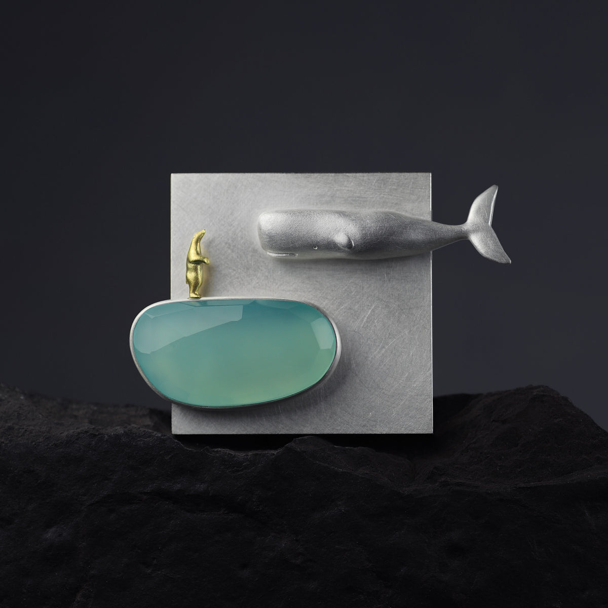 Arctic Depths Brooch