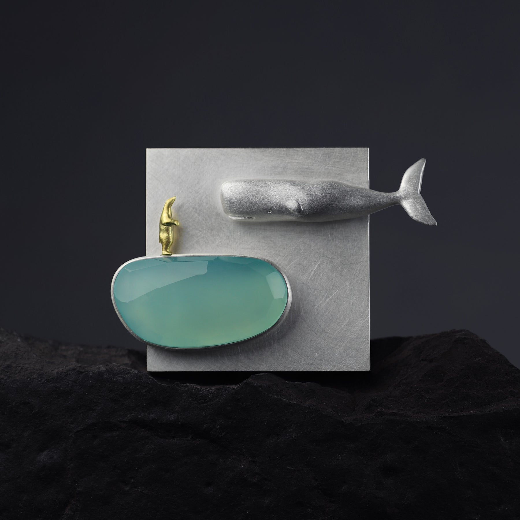 Arctic Depths Brooch