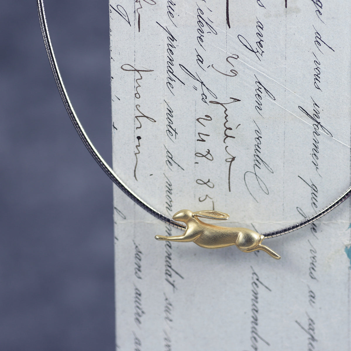 Golden Hare Neckpiece