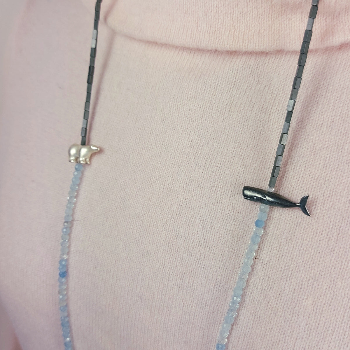 Bear & Whale Neckpiece