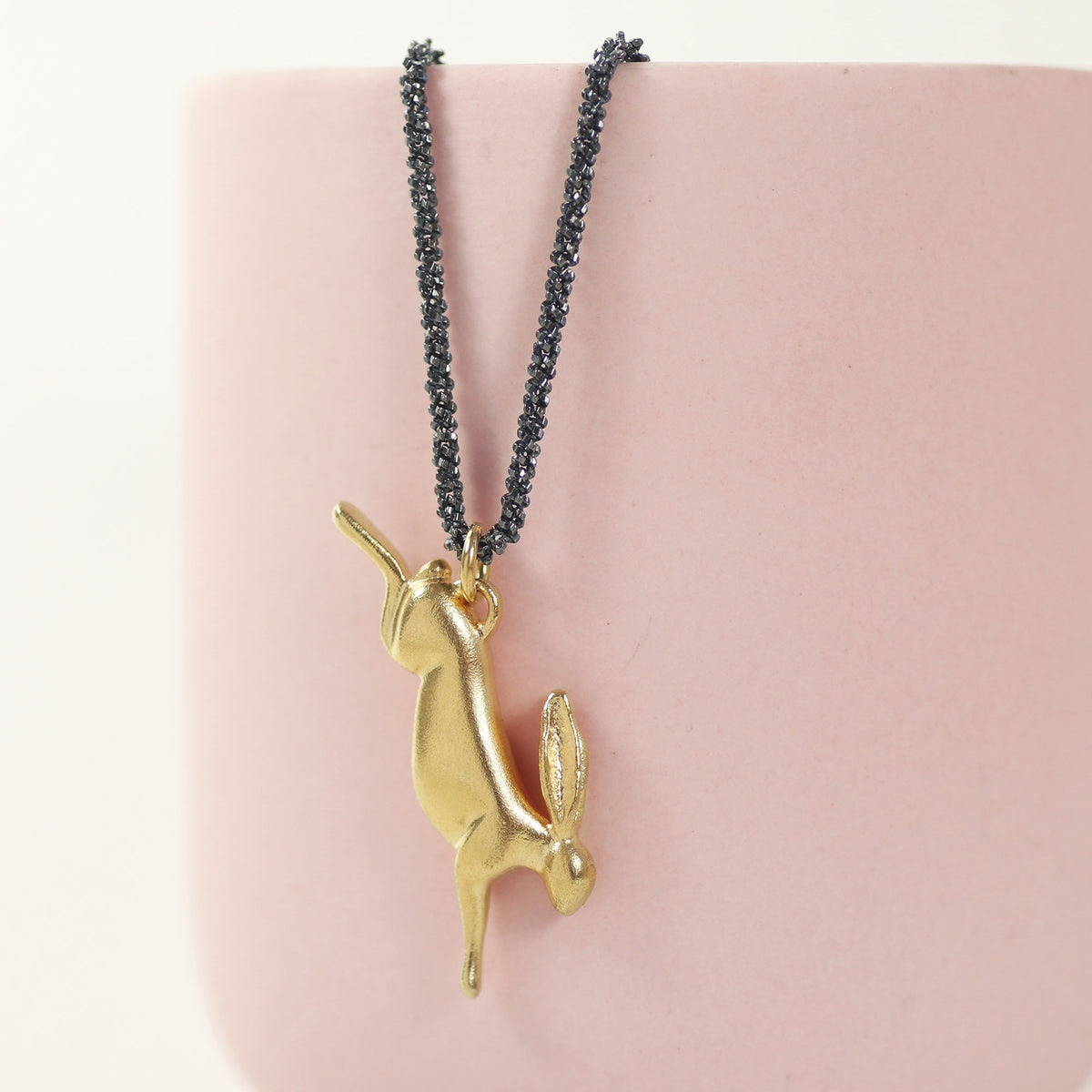 Golden Hare Necklace