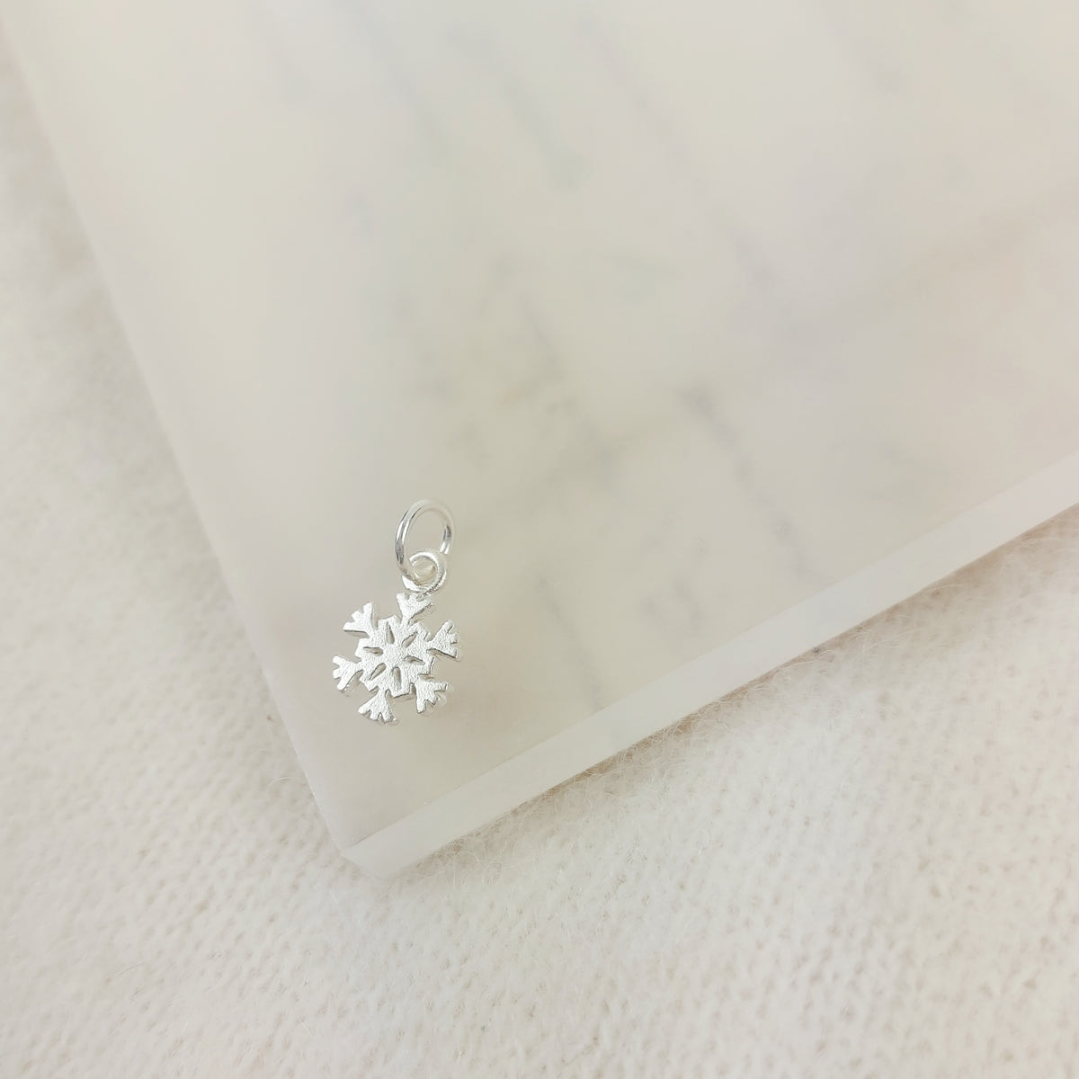 Small Snowflake Charm