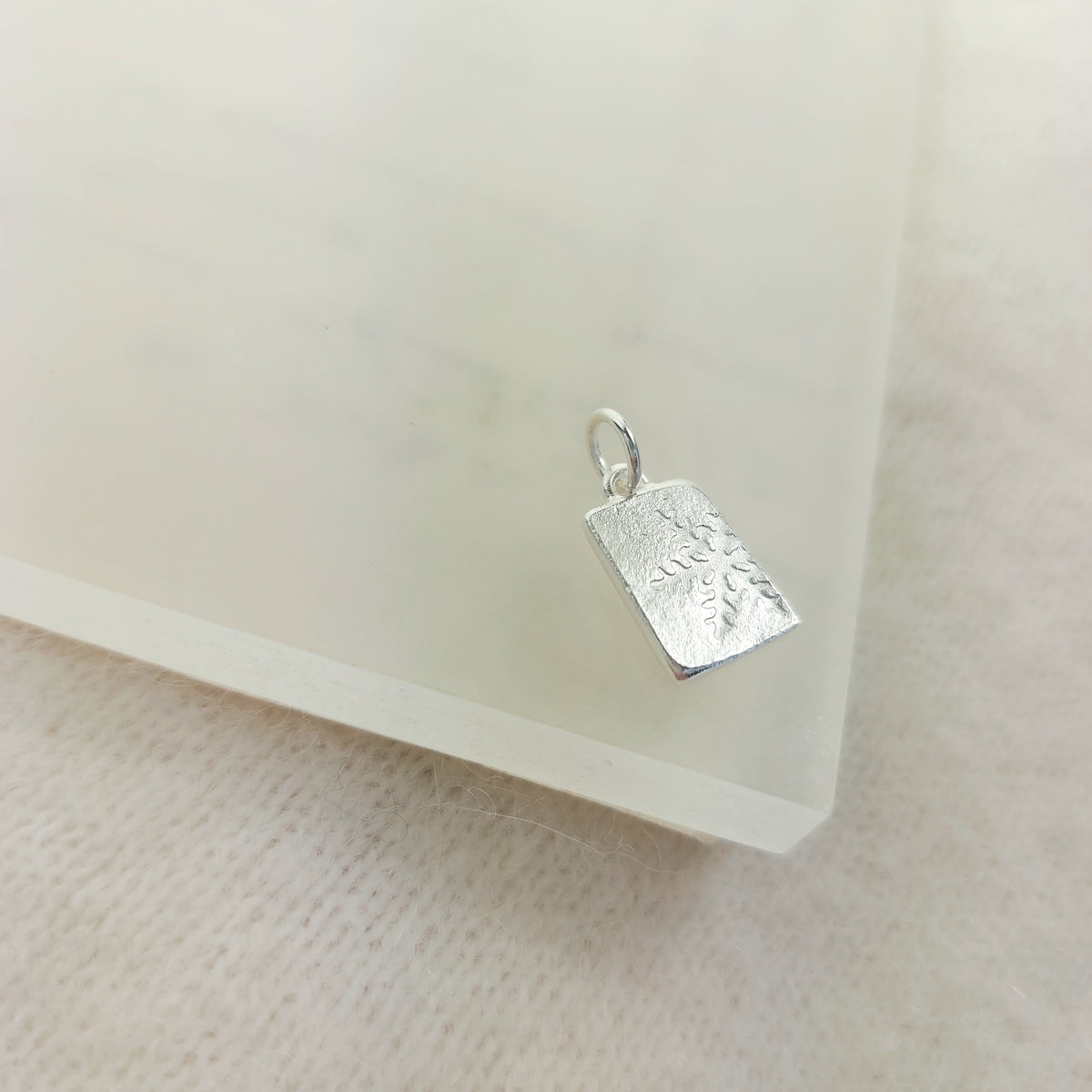 Snowflake Tablet Charm