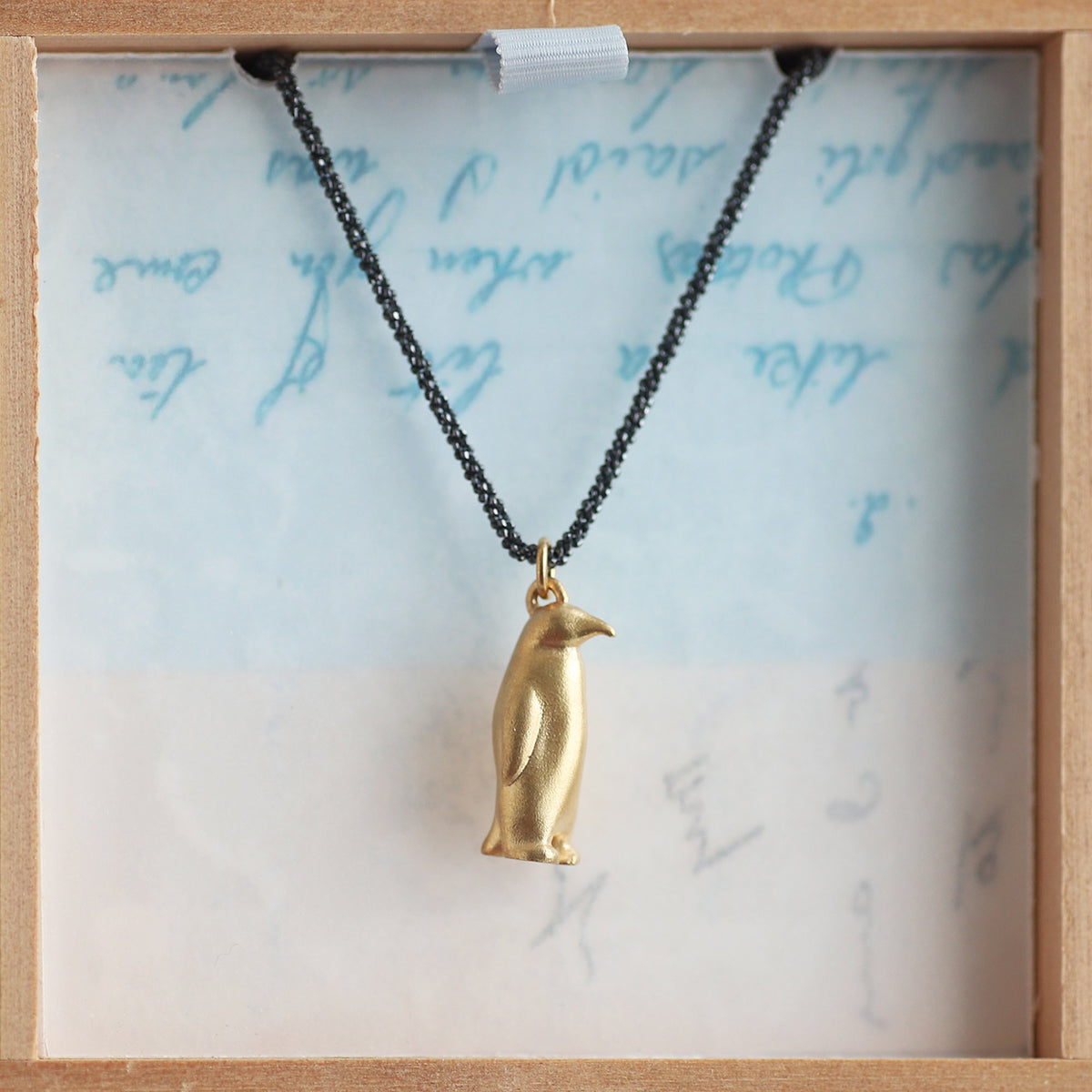 Golden Penguin Necklace