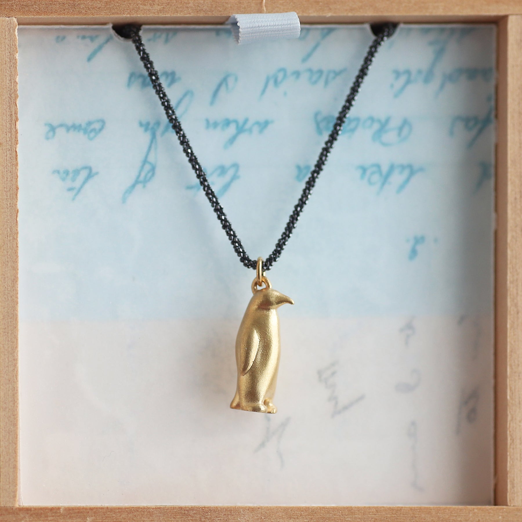 Golden Penguin Necklace