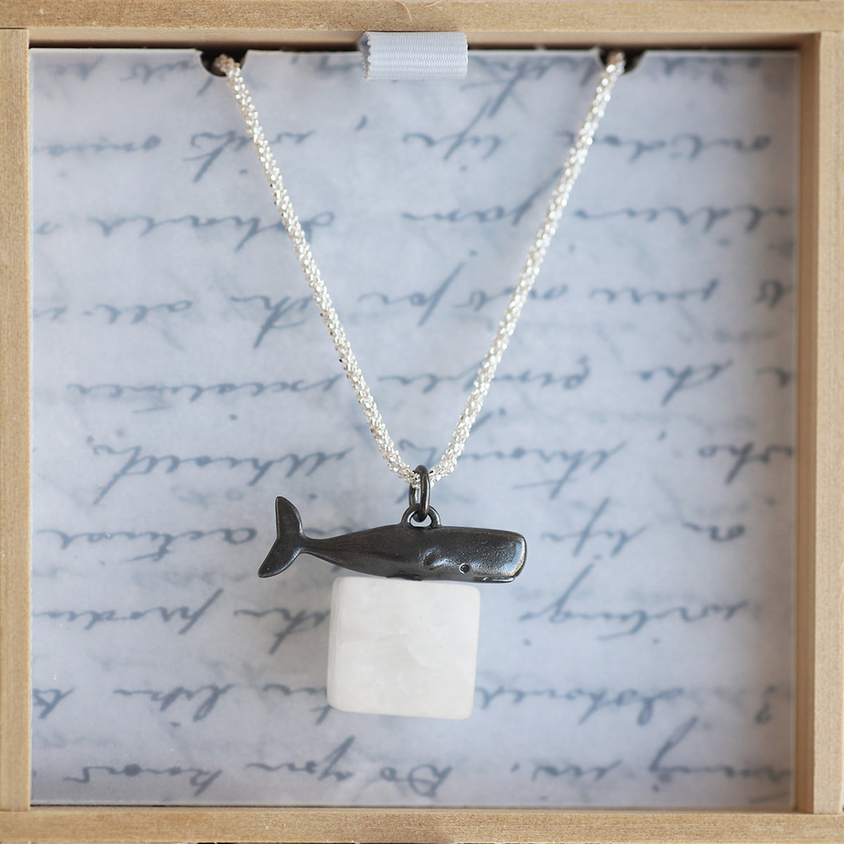 Whale Ice Block Necklace