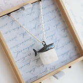 Whale Ice Block Necklace