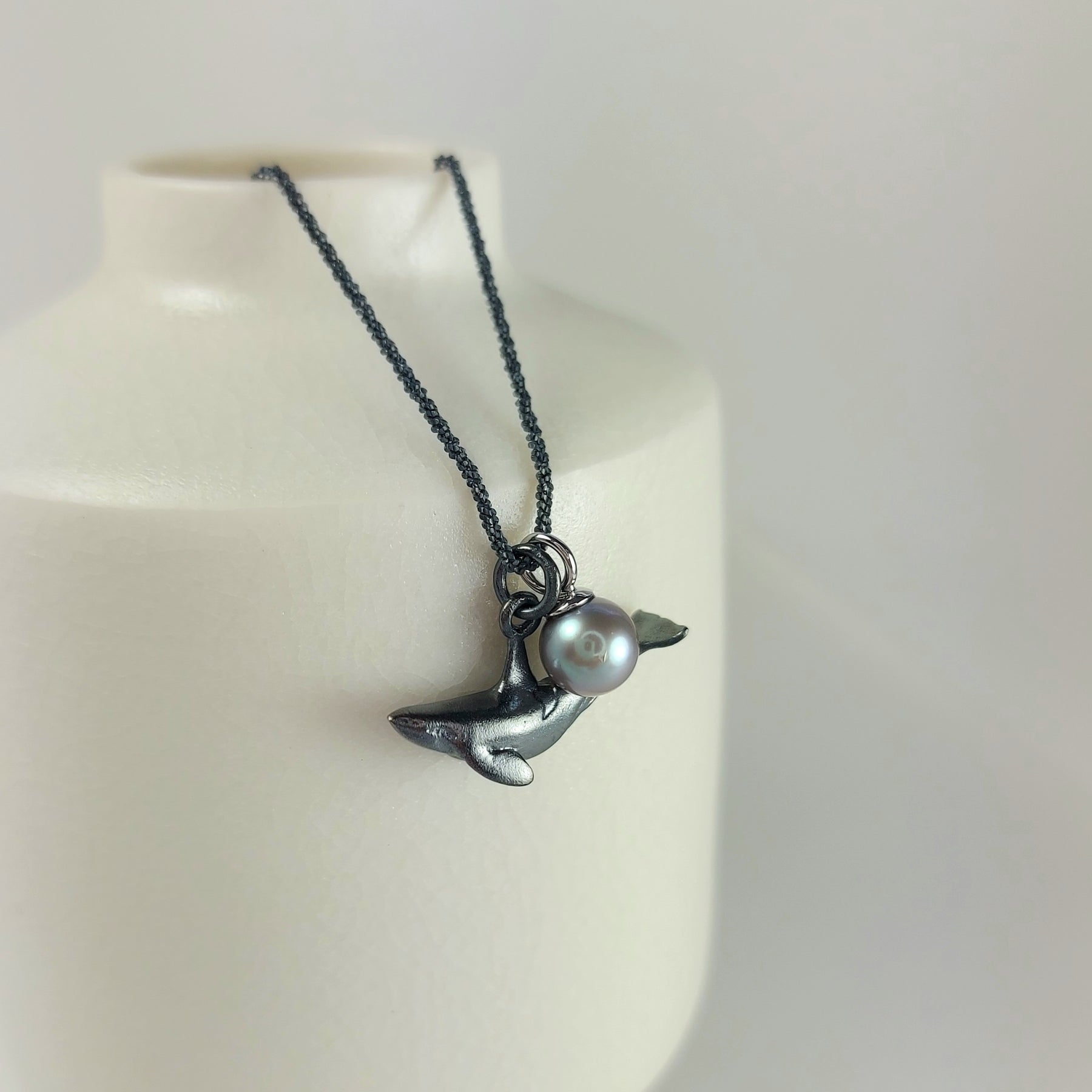 Midnight Orca Necklace