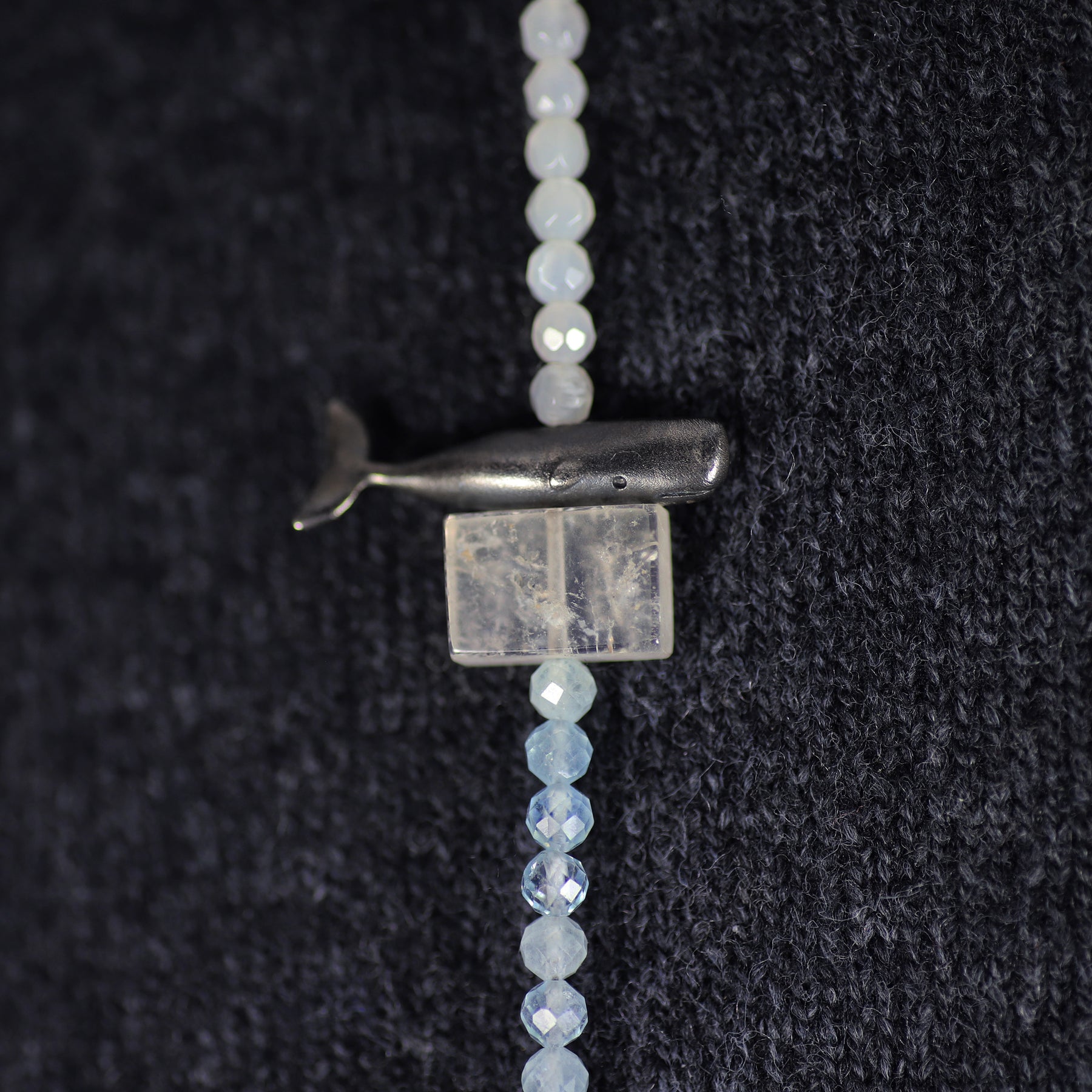 Whales Beaded Neckpiece