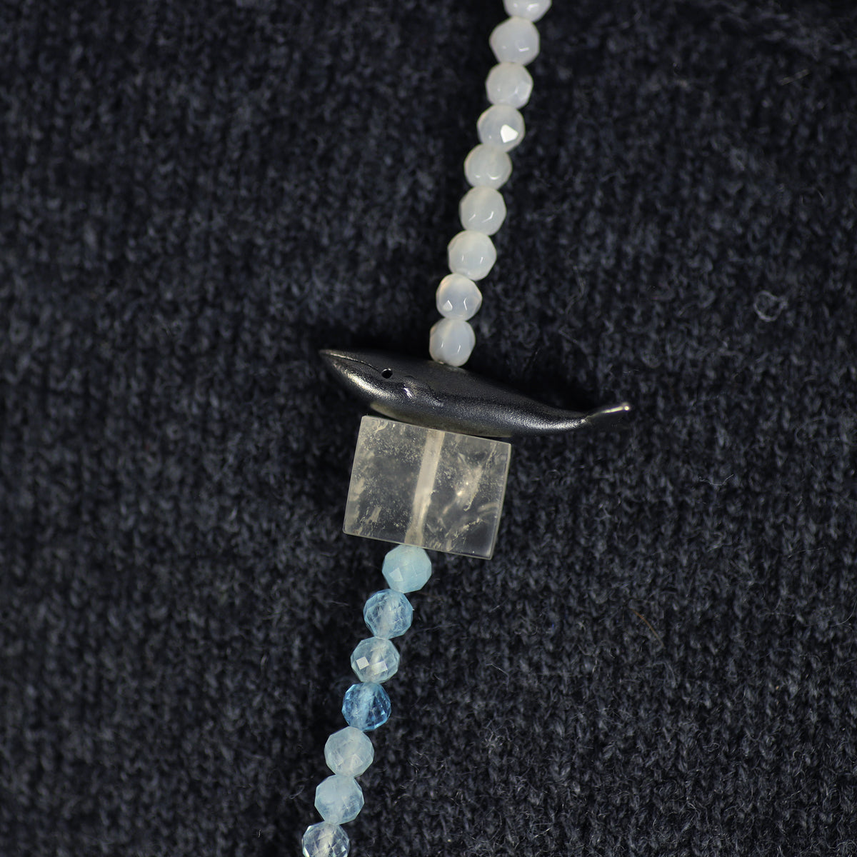 Whales Beaded Neckpiece