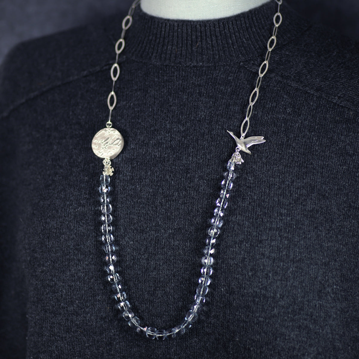 Migration Moon Beaded Neckpiece