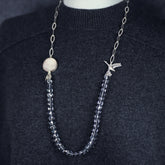 Migration Moon Beaded Neckpiece