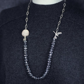 Migration Moon Beaded Neckpiece