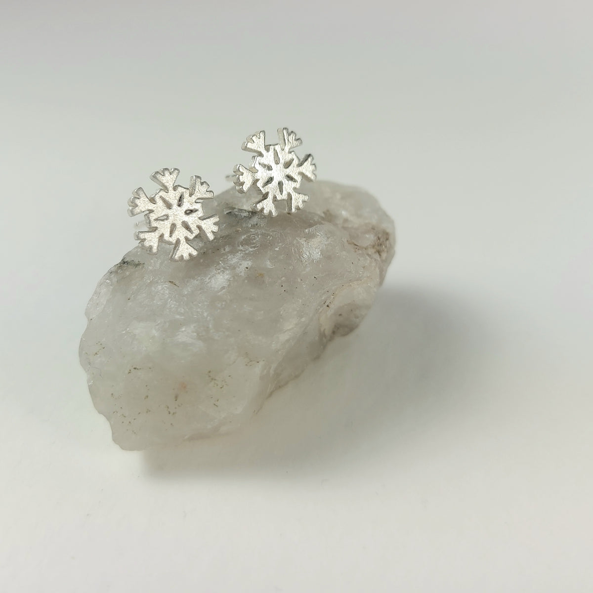Mini Snowflake Studs