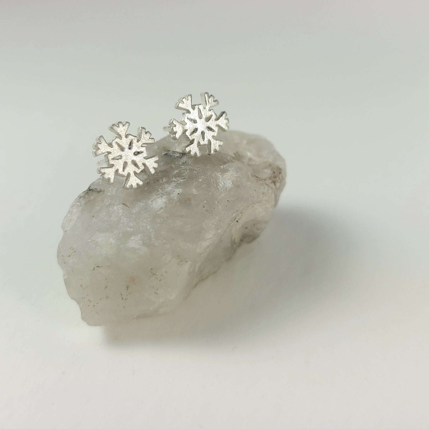 Mini Snowflake Studs